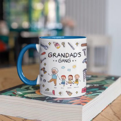 Personalised Grandad/Daddy's/Grandma/Mommy's Gang Mug