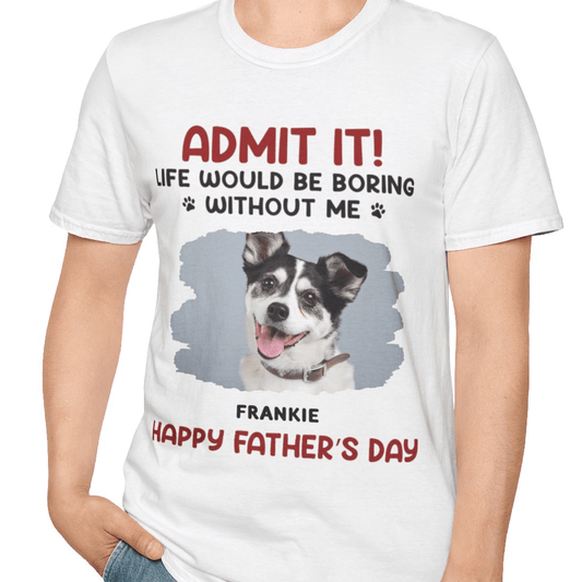 Custom Photo Dog & Cat Personalized Custom Unisex T-shirt, Perfect Gift for Pet Lovers
