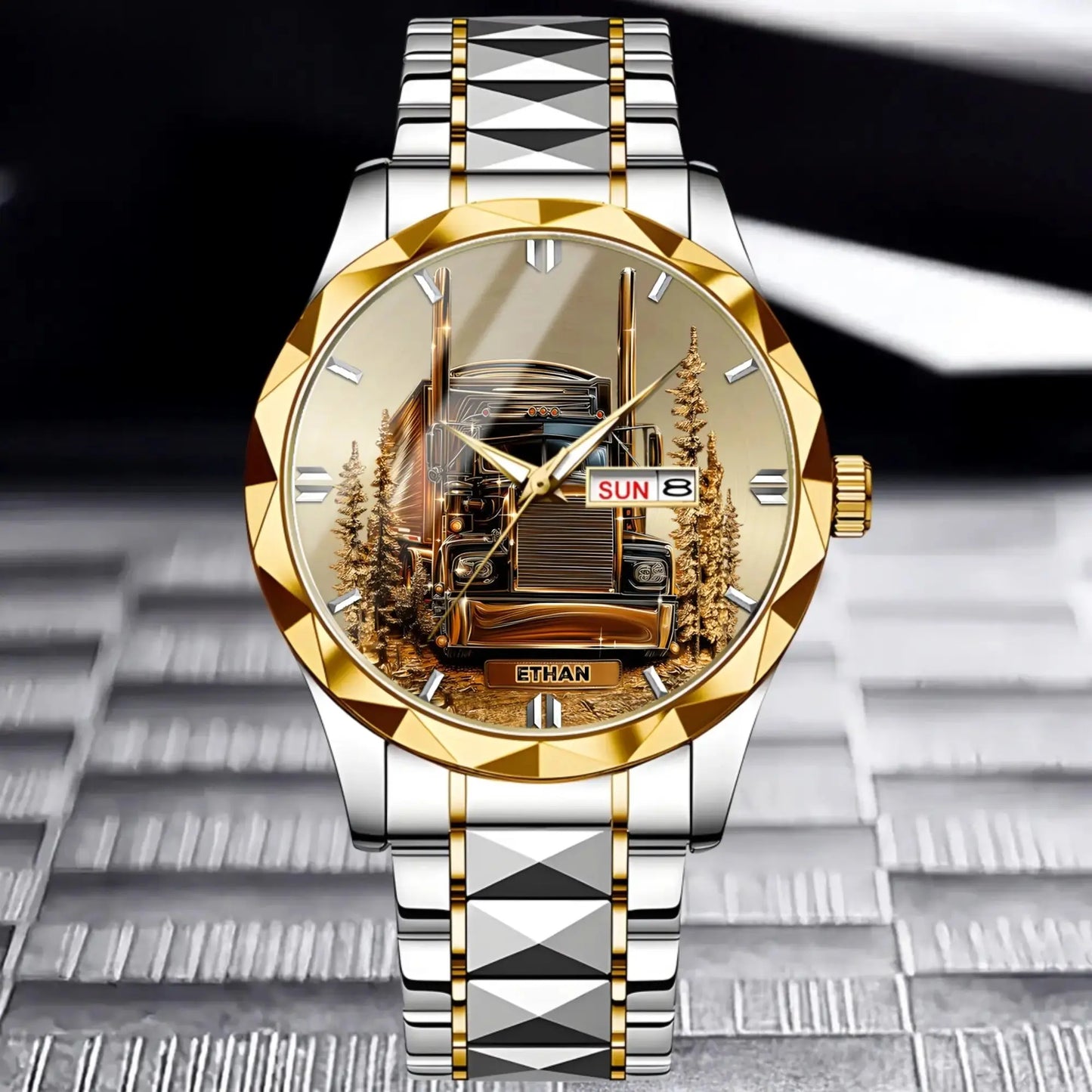 Custom Truck Driver Watch for Custom Watches for Truckers - main product image