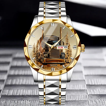 Custom Truck Driver Watch for Custom Watches for Truckers - main product image