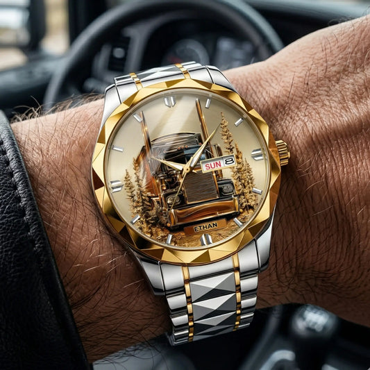 Best Truck Driver Customized Watch - Unique Gift For Truck Driver