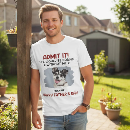 Custom Photo Dog & Cat Personalized Custom Unisex T-shirt, Perfect Gift for Pet Lovers