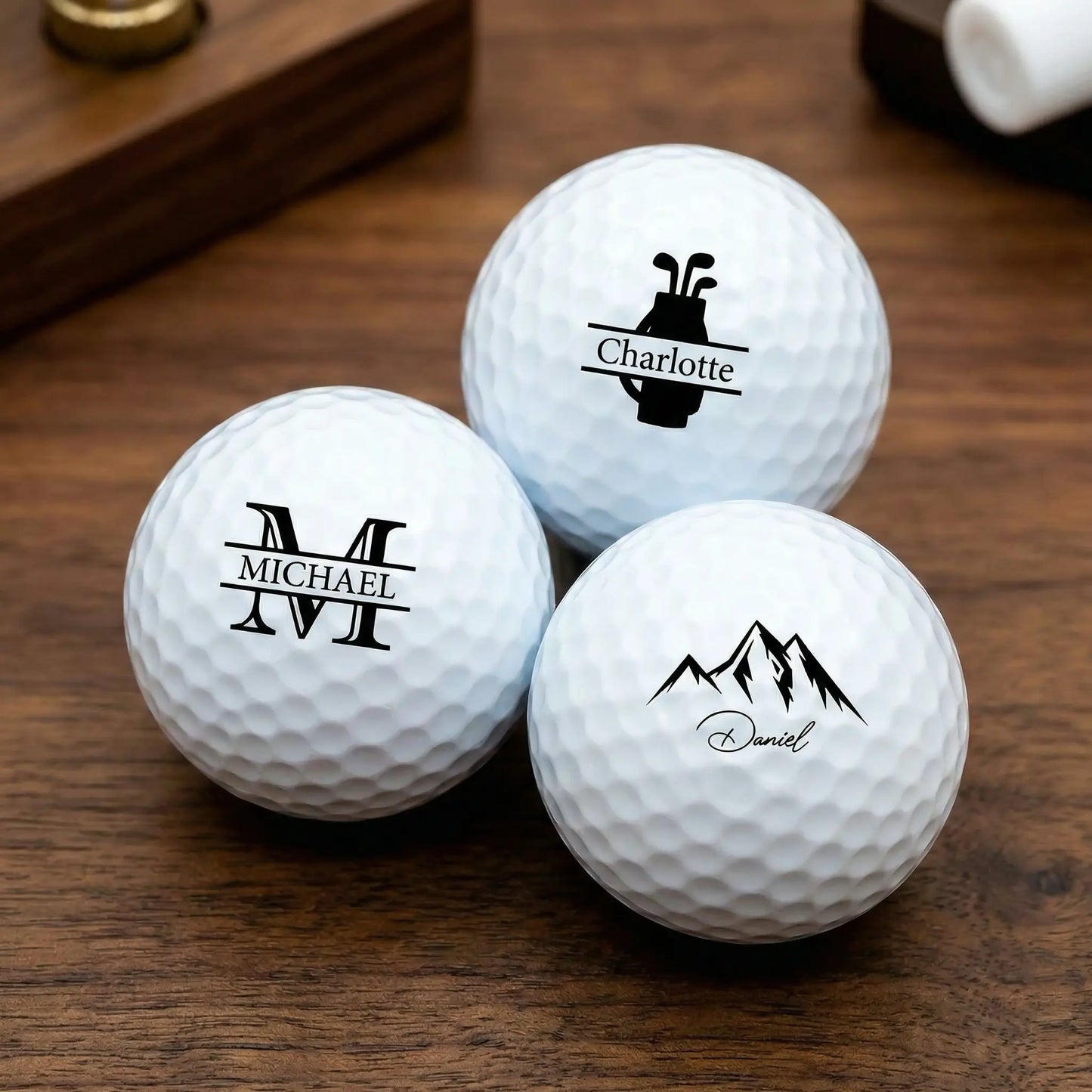 Personalized Custom Golf Ball Stamp, customized Gifts for Boy friend, Men, Him, Golf Lovers