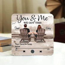 You Are My Favorite Song – Custom Acrylic Music Magnet for Couple